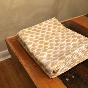 West Elm Cotton canvas dot stamped Curtains